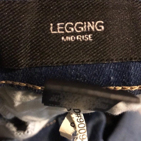 Express mid rise legging jeans mid wash - Picture 6 of 8